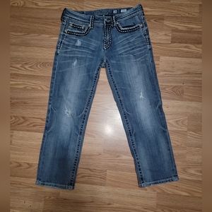 Womens MissMe Capris Sz 26